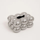 Amelia Ceramic Bubble Tissue Box on Coffee Table